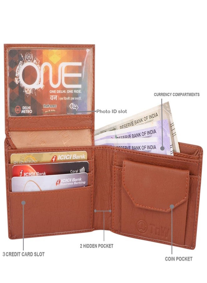 TNW Wallet for Men and Boys Stylish Trendy (Tan) (Container4) - Image 3